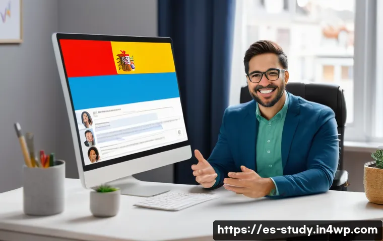 온라인 학습에서의 프레젠테이션 기술 - A professional online instructor engaging a diverse group of adult Spanish-speaking students during ...